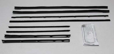 1962-63 Chevy II / Nova Convertible Window Felt Set With Black Bead (8 Piece)