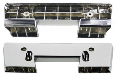1962-67 Chevy II, Nova Sedan, Wagon Arm Rest Bases; Front; Chrome; Pair
