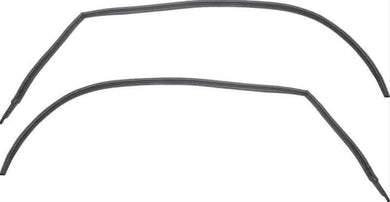 1966-67 Chevy II / Nova Roof Rail Weatherstrip, Hardtop, Pair
