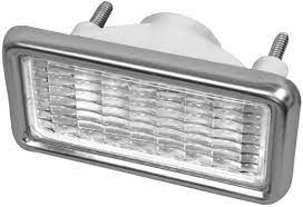 68 Camaro, Impala, Nova, Corvette; Front Side Marker Lens; Clear RH or LH; Each