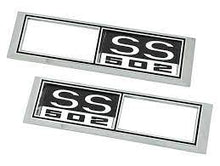 68-69 Impala, Bel Air, Caprice, Nova; SS-XXX Front Side Marker Bezel; RH and LH; Pair - Choose Option