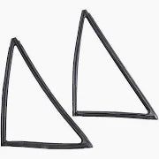 W4016 - 1966-67 Chevrolet Chevy II, Nova; Rear Quarter Window Weatherstrip; Stationary Window; 4 Door Sedan; Pair