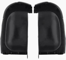 66-67 Nova Front Fender Headlamp Mud Caps, LH/RH Pair