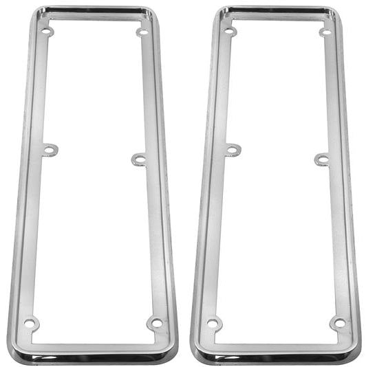 68-72 Nova Hood Louver Bezels - Pair