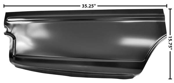 66-67 Nova Rear Lower Quarter Patch RH