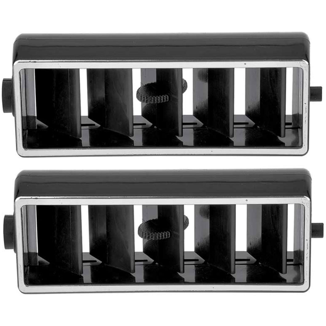 68-74 Nova A/C Center Vent (Black Outside) Set of 2