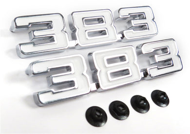 68-74 Nova 383 Fender Emblem (PAIR)