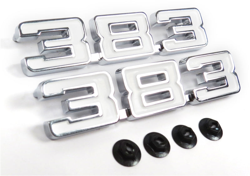 68-74 Nova 383 Fender Emblem (PAIR)