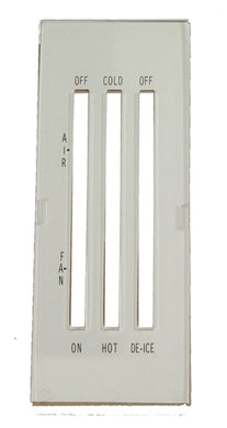 69-74 Nova White Heater Control Lens w/o AC