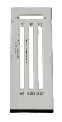 69-74 Nova White Heater Control Lens w/ AC