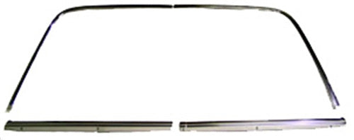 Back Glass Molding Set - 68-74 Chevy II Nova 2DR Coupe