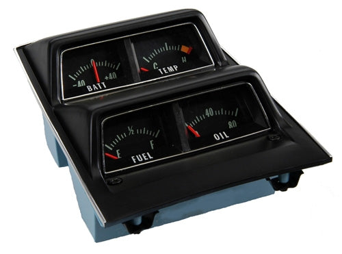 1968-74 NOVA BLACK FACE CONSOLE GAUGE ASSEMBLY