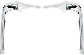 1968-1972 Nova Front Fender Eyebrow Molding Set, RH & LH