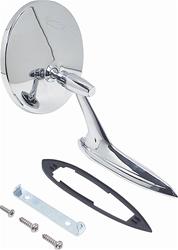 1963-65 OUTER DOOR MIRROR WITH BOW TIE LOGO