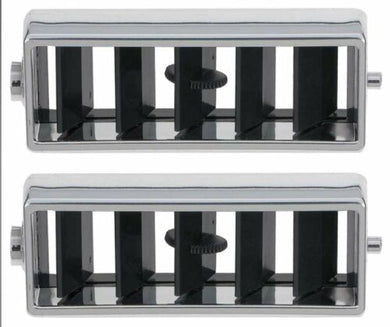 A/C Center Vent (Chrome Outside) Set of 2