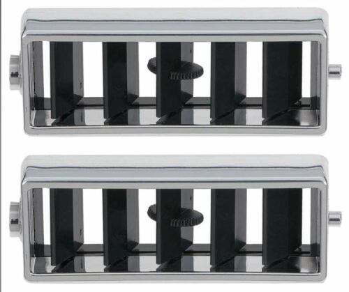 A/C Center Vent (Chrome Outside) Set of 2