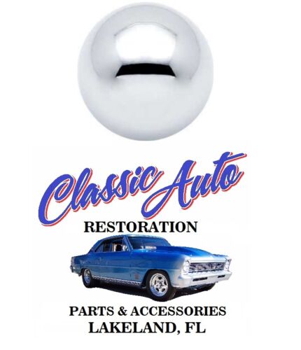Chrome Muncie 4 Speed Reverse Lock Out Shift Knob for 9/16-18 Shifter